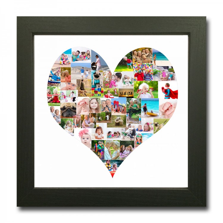Collage Heart Shape